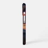 炎の火山の地平線 iPhone 16ケース (左側面)