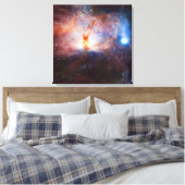 炎の炎の星雲 – NGC 2024オリオン キャンバスプリント (インサイチュ (寝室))