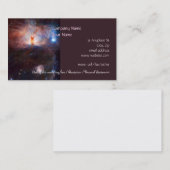 炎の炎の星雲 – NGC 2024オリオン 名刺 (正面/裏面)