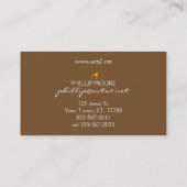 炎の炎(オレンジから赤の炎) 名刺 (裏面)