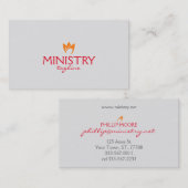 炎の炎（オレンジ色の炎） 名刺 (正面/裏面)