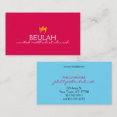 炎の炎（黄色からオレンジ色の炎） 名刺 (正面/裏面)