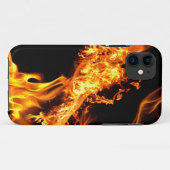 炎の燃える炎の火の恋人 Case-Mate iPhoneケース (裏面(横))