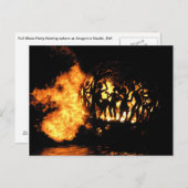炎の球体@フルムーンパーティー ポストカード (正面/裏面)