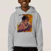 炎の男の子はTouchしないフード付きスウェットシャツ (正面)