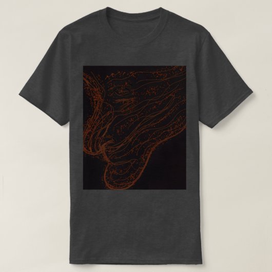 炎の神の肖像画 Tシャツ (デザイン正面)