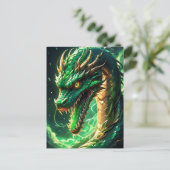 炎の緑の竜 ポストカード (スタンド正面)