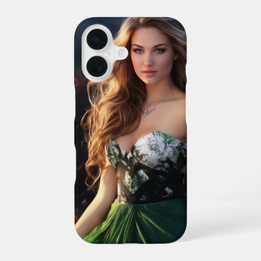 炎の美 iPhone 16ケース (裏面)
