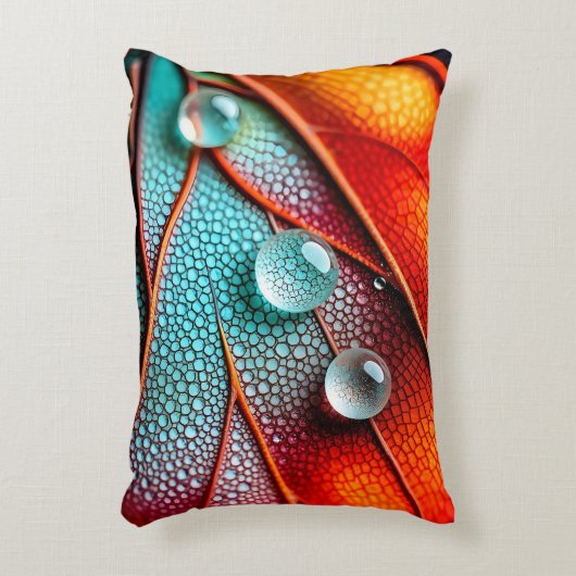 炎の翼の宝石 アクセントクッション (正面(垂直))