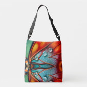 炎の翼の宝石 クロスボディバッグ (裏面)