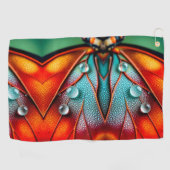 炎の翼の宝石 ゴルフタオル (横)