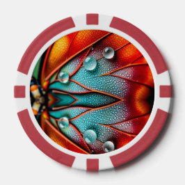 炎の翼の宝石 ポーカーチップ