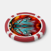 炎の翼の宝石 ポーカーチップ (シングル)