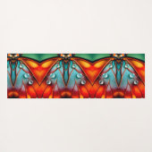 炎の翼の宝石 ヨガマット (裏面(横))