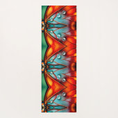 炎の翼の宝石 ヨガマット (裏面)