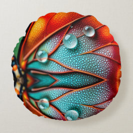 炎の翼の宝石 ラウンドクッション