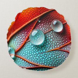 炎の翼の宝石 ラウンドクッション