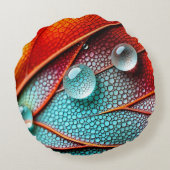 炎の翼の宝石 ラウンドクッション (裏面)