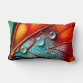 炎の翼の宝石 ランバークッション (裏面)