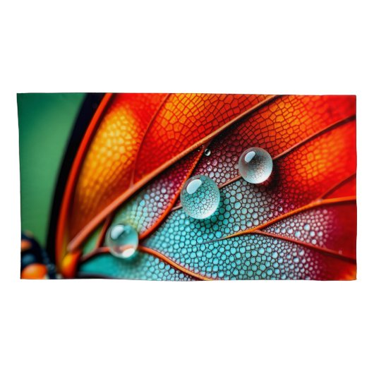 炎の翼の宝石 枕カバー (裏面-右)