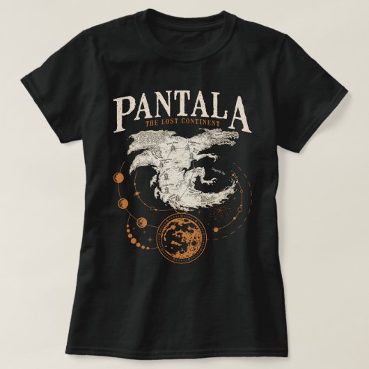炎の翼パンタラ失った大陸 Tシャツ (デザイン正面)