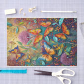 炎の翼、晩夏の蝶 薄葉紙 (クラフト)