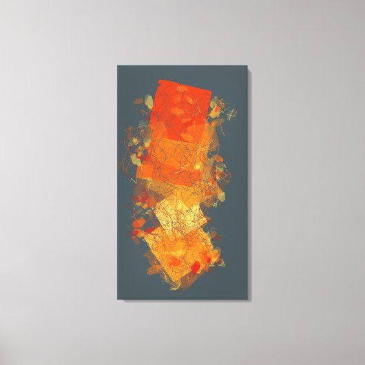 炎の色 キャンバスプリント (正面)