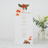 炎の花が咲くブーケ プログラム (スタンド正面)