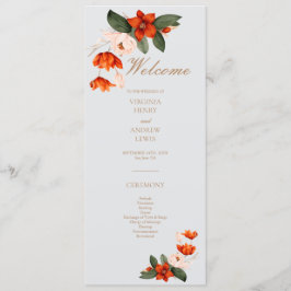 炎の花が咲くブーケ プログラム