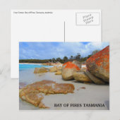 炎の花崗岩ビーチ ポストカード (正面/裏面)