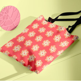 炎の花柄トート トートバッグ