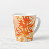 炎の花 カフェラテマグ (右アングル)