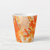 炎の花 カフェラテマグ (正面)