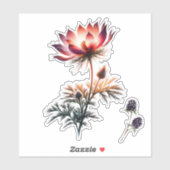 炎の花 シール (シート)