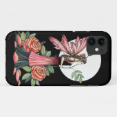 炎の薔薇 ゴシック フェアリー ファンタジー アート Case-Mate iPhoneケース (裏面(横))