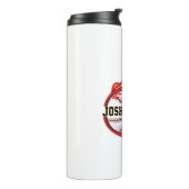 炎の融合：燃える野球のカスタマイズが可能 タンブラー (回転左)