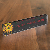 炎の蠍座 デスクネームプレート (側面)