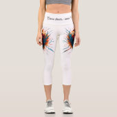 炎の解剖学的ハートレギンス- "近く来... カプリレギンス (正面)