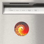 炎の触手 – フラクタルアート マグネット (インサイチュ (食洗機))