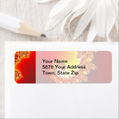 炎の触手 – フラクタルアート ラベル (インサイチュ)