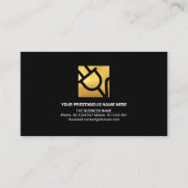 炎の赤い稲妻パワー電気配線 名刺 (裏面)