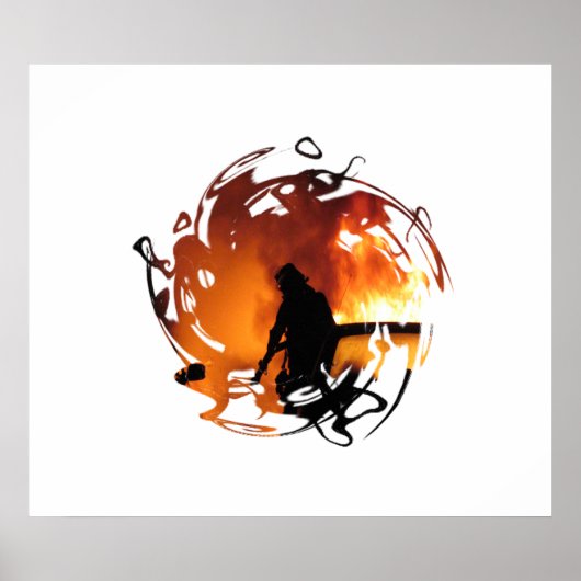 炎の輪 ポスター (正面)