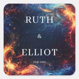 炎の銀河系結婚ズ スクエアシール