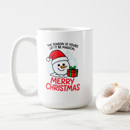 炎の雪だるま メリークリスマス ホリデー カップ