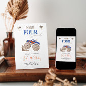 炎の青モンスタートラック4招待状 招待状