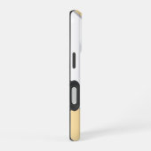 炎の頭のスティックマン iPhone 16ケース (右側面)