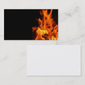 炎の顔 名刺 (正面/裏面)