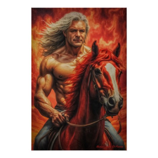 炎の馬年：旅をしよう！ ポスター (正面)