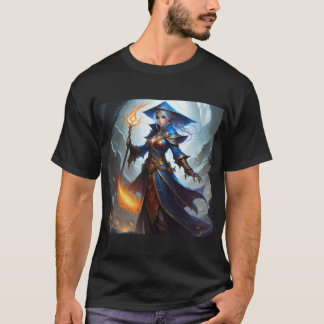 炎の魔法使い Tシャツ