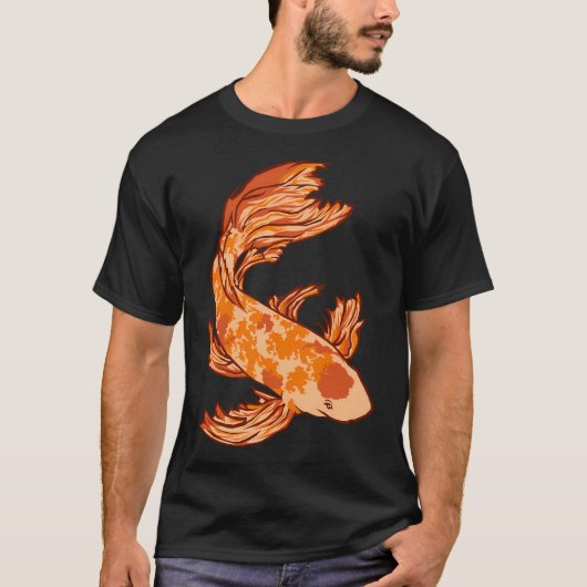 炎の鯉 Tシャツ (正面)